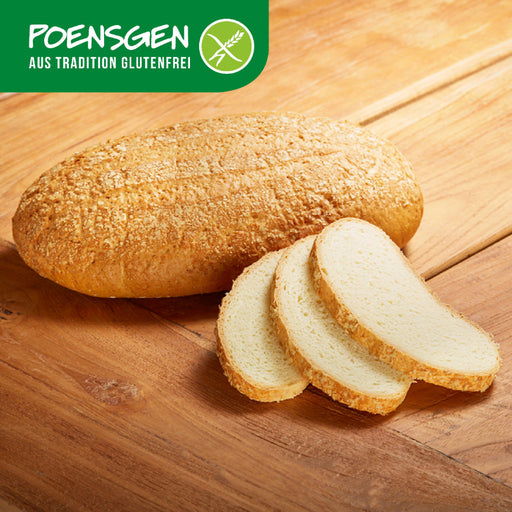 Kartoffelbrot glutenfrei 750g - Poensgen
Rustikal-aromatisch durch Kartoffelflocken, verträglich durch bewusste Rezeptur – unser glutenfreies Kartoffelbrot überzeugt mit zarter Krume und natürlicher Frische. Ausgezeichnet mit DLG-Silber (2010) und im traditionellen Natursauerteigverfahren gebacken – für unverfälschten Genuss ohne Gluten, Laktose, Ei, Soja, Sesam und Schalenfrüchte.