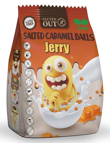 Salted Caramel Balls 375g - Nerano
Salted Caramel Jerry von Nerano sind leckere, glutenfreie Cerealien mit einem verführerischen gesalzenen Karamellgeschmack.