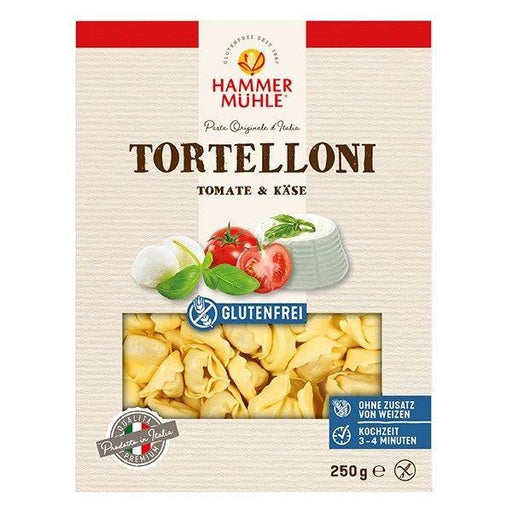 Tortelloni Tomate Mozarella 250g-Hammermühle
Entdecken Sie unsere original italienischen glutenfreien Tortellini, gefüllt mit einer köstlichen Mischung aus frischen Tomaten und Käse, verfeinert mit aromatischem Basilikum.