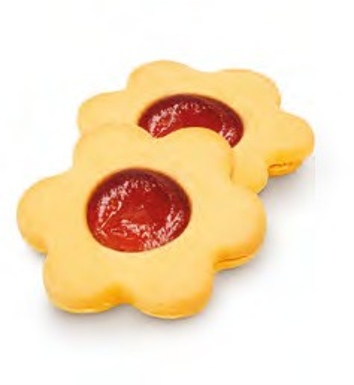 Biscotto Fiore Albicocca (Butterekse mit Marillenkonfitüre) 190g - Graziosi