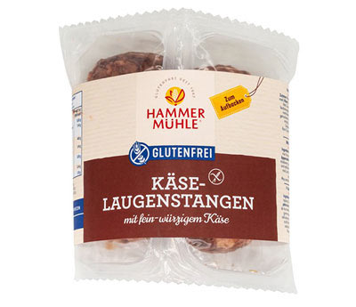 Käse Laugenstangen 170g- Hammermühle