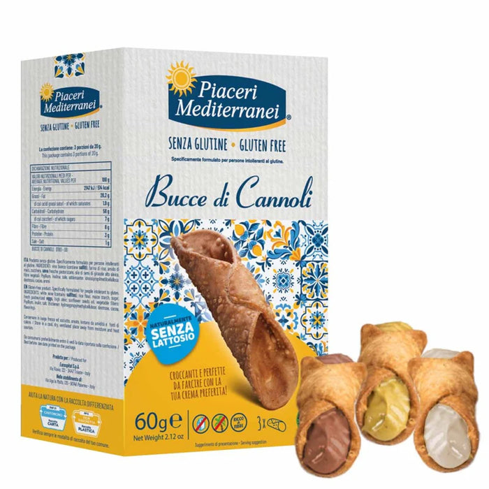 Bucce di Cannoli 60g - Piaceri

Die knusprigen Cannoli-Röhrchen werden nach traditioneller sizilianischer Rezeptur hergestellt und überzeugen durch ihre feine Textur und ihren ausgewogenen Geschmack.