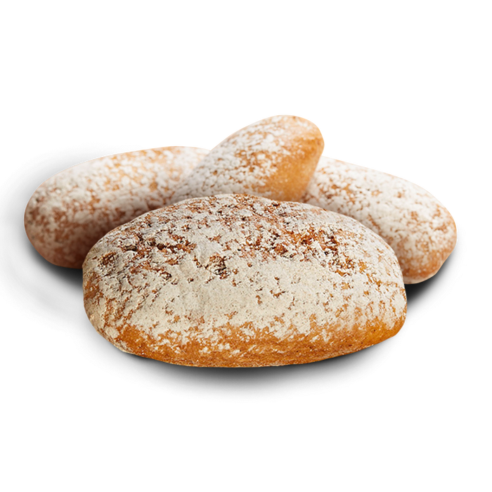 Buttermilchbrötchen glutenfrei 4x75g - Poensgen

Zart‑cremig im Geschmack, leicht im Biss – für echte Genießer:innen. Hergestellt mit 6 % Buttermilch und im traditionellen Natursauerteigverfahren veredelt. Dieses Brötchen bietet feinen Genuss ohne Gluten, Laktose, Ei, Soja, Sesam und Schalenfrüchte – ideal für bewusste Ernährung und höchste Verträglichkeit.