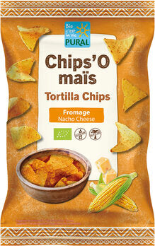 Chips'O mais Nacho Cheese ( Nachos) 125g- Pural Bio

Entdecken Sie die unwiderstehlich leckeren Pural Nacho Cheese Maischips, die ideale Knabberei für jede Gelegenheit! 