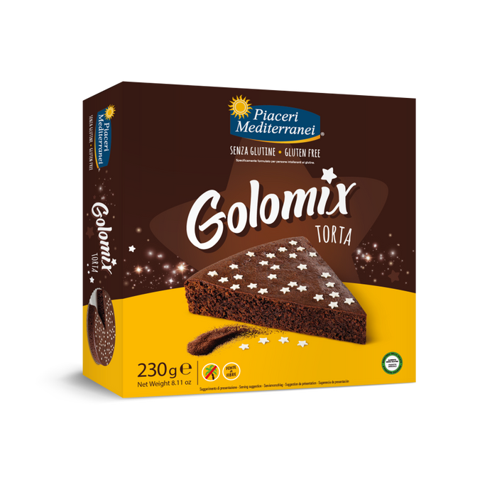 Golomix Torta 230g - Piaceri

Perfekt für gemütliche Nachmittage, kleine Genussmomente zwischendurch oder als süßer Star auf jeder Feier.
