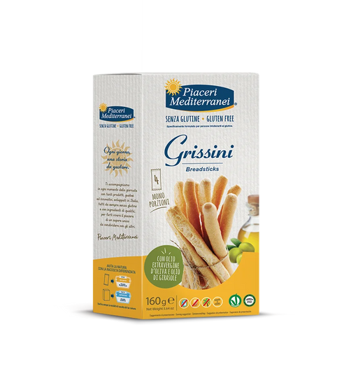 Grissini 160g - Piaceri

Wenige Zutaten, purer Geschmack – ein veganer Snackklassiker in praktischen Portionen