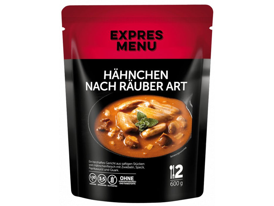 Hähnchen nach Räuberart 600g-Expressmenü