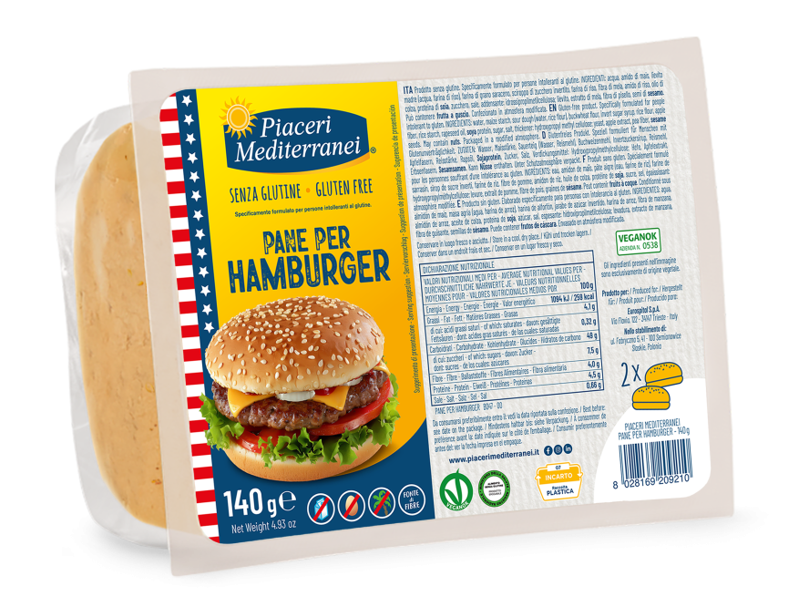 Hamburger Brötchen 140g - Piaceri

Glutenfrei – weich und aromatisch für den perfekten Burgergenuss!