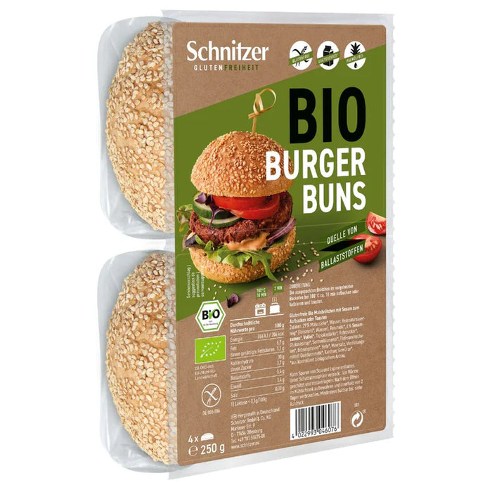 Hamburger Buns 250g-Schnitzer Bio

Lassen Sie Ihrer Kreativität freien Lauf! Unsere super fluffigen Bio Burger Buns sind die perfekte Basis für köstliche Burger, egal ob mit Fleisch oder als vegetarische Variante. 