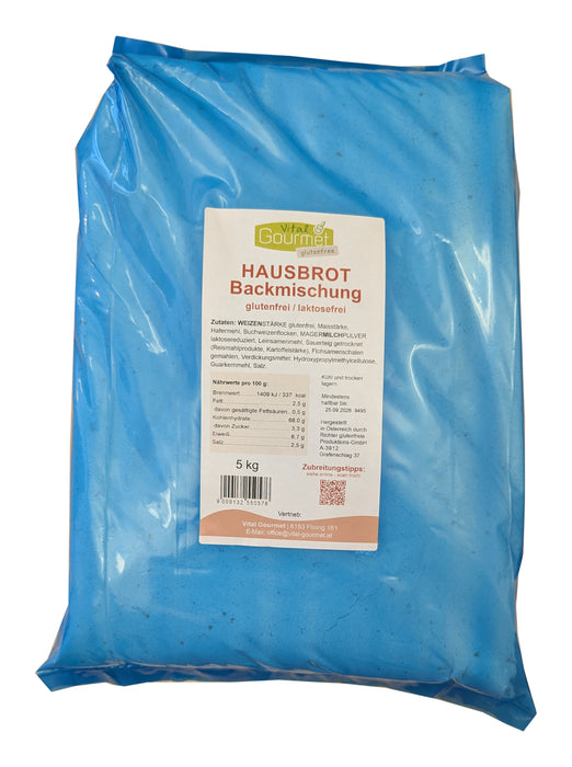 Hausbrot Backmischung 5kg Sack - Vital Gourmet
