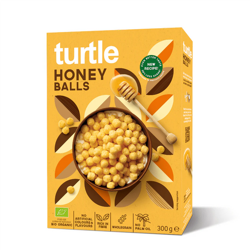 Honey Balls Knuspermaiskugel 300g - Turtle

Mit diesen knusprigen Bio-Cerealien bekommst du ein Frühstück, das nicht nur lecker ist, sondern auch deinem Körper guttut. Ideal für Kinder und Erwachsene, die Wert auf eine bewusste, natürliche Ernährung legen – ohne auf Geschmack zu verzichten!