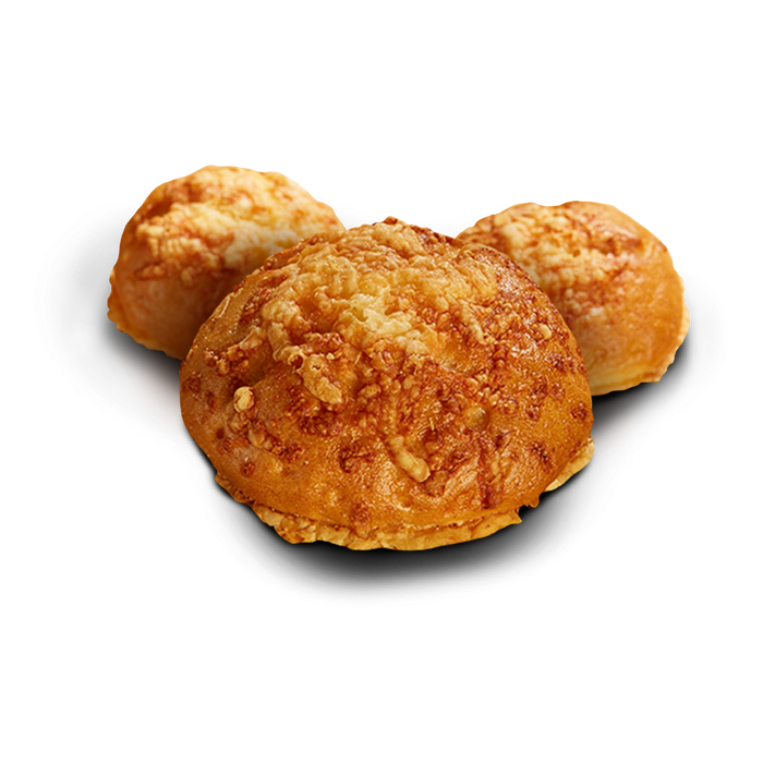 Käsebrötchen glutenfrei 4x75g - Poensgen

Herrlich käsig, fein gerieben und aromatisch: Unsere Käsebrötchen verbinden würzigen Gouda mit glutenfreiem Backkomfort. Im Natursauerteigverfahren gebacken, zeichnen sie sich durch lockere Krume, feine Kruste und exklusive Verträglichkeit aus – frei von Gluten, Ei, Schalenfrüchten, Sesam und Soja.