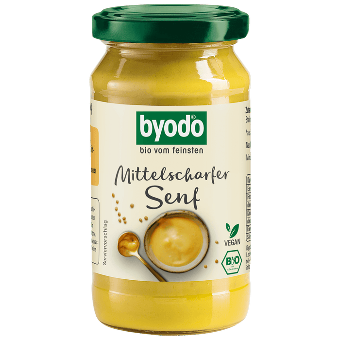 Mittelscharfer Senf 200 ml - Byodo Bio