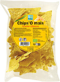 Chips'O mais Nacho Cheese ( Nachos) 125g- Pural Bio