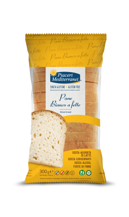 Pane Bianco a fette 300g- Piaceri Mediterranei

Unser geschnittenes Weißbrot mit Hirsemehl überzeugt durch seine zarte, fluffige Textur und den milden Duft, der an hausgemachte Backkunst erinnert. Mit Mutterhefe zubereitet, entfaltet es eine besonders weiche und gleichmäßige Porung, die jeden Bissen zum Genuss macht.