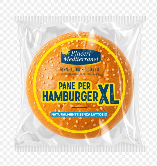 Pane per Hamburger XL 110g - Piaceri

Das Pane per Hamburger XL von Piaceri Mediterranei ist ein besonders weiches und aromatisches glutenfreies Burgerbrötchen im großzügigen XL-Format.