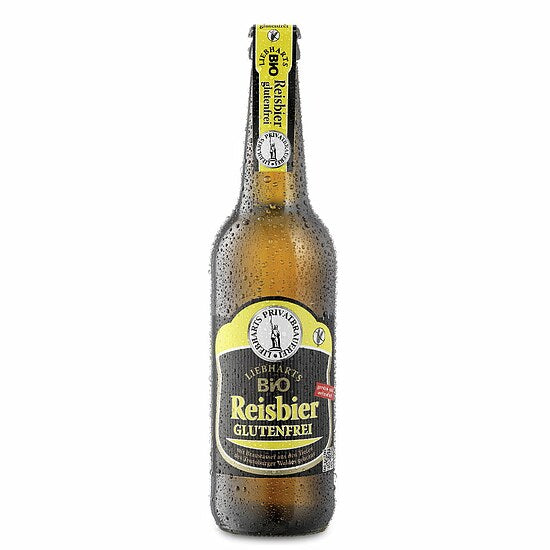 Reis-Bier glutenfrei alc. 4,3% vol. 9 x 500ml - Liebhart's Privatbrauerei Bio