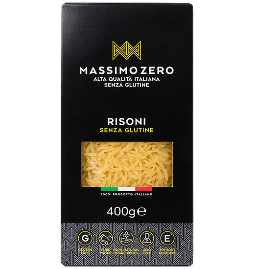 Risoni 400g - Massimo Zero

Die glutenfreien Risoni von Massimo Zero überzeugen mit ihrer feinen, reisähnlichen Form und sind ein vielseitiger Klassiker der italienischen Küche.