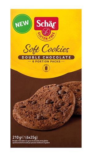Soft Cookies Double Chocolate 210g - Schär
