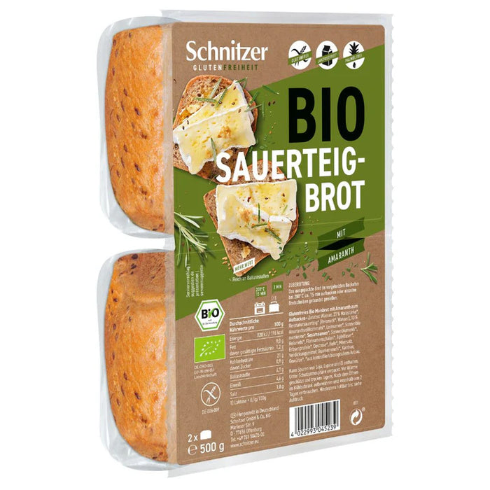 Sauerteigbrot (plus Amaranth) 500g- Schnitzer Bio