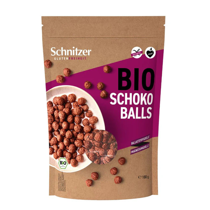 Schoko Balls 180g - Schnitzer

Ob klassisch mit Milch oder pflanzlichen Alternativen, als knuspriges Topping für Joghurt und Bowls oder einfach pur als Snack