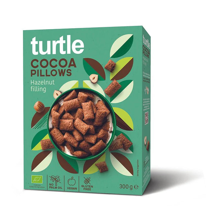 Schokokissen mit Haselnussfüllung 300g - Turtle

Diese glutenfreien, veganen und biologischen Cerealien bieten nicht nur unwiderstehlichen Geschmack, sondern auch eine Vielzahl an Nährstoffen, die dir Energie für den Tag liefern – ganz ohne Palmöl und mit einer feinen Füllung aus Haselnüssen und Kakao.