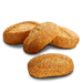 Sesambrötchen glutenfrei 4x75g - Poensgen

Nussig aromatisch, knusprig und absolut verträglich – die Sesambrötchen verbinden den feinen Geschmack von Sesam mit traditioneller Handwerkskunst. Gebacken im Natursauerteigverfahren und frei von Gluten, Laktose, Ei, Soja und Schalenfrüchten, bieten sie maximalen Genuss ohne Kompromisse