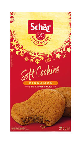Soft Cookies Cinnamon X Mas 210g- Schär


Der aromatische süße Zimt Geschmack versetzt sie direkt in Advents- und Weihnachtsstimmung! 