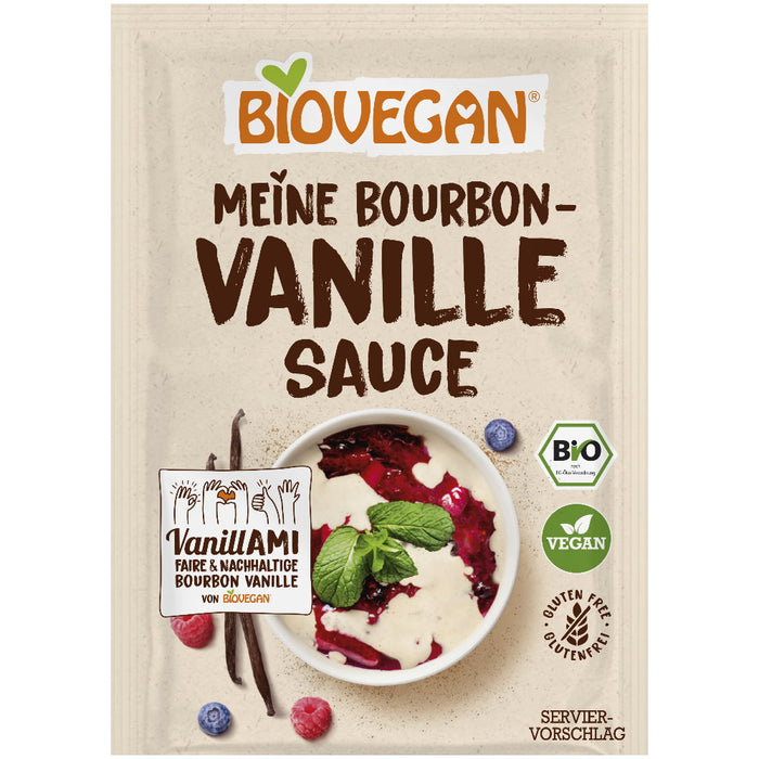 Vanille Sauce mit Bourbon Vanille 2x16g- Bio Vegan