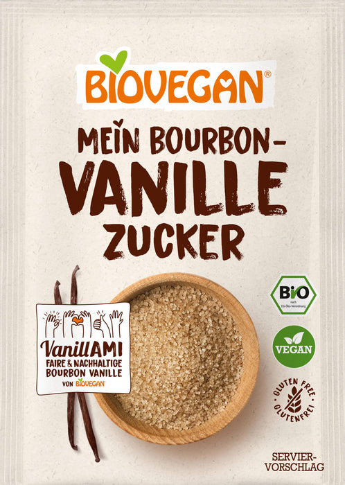 Vanillezucker Bourbon 4x8g - Biovegan