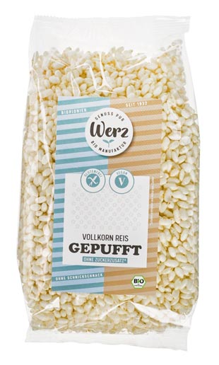Reis VK gepufft- 125g Werz Bio