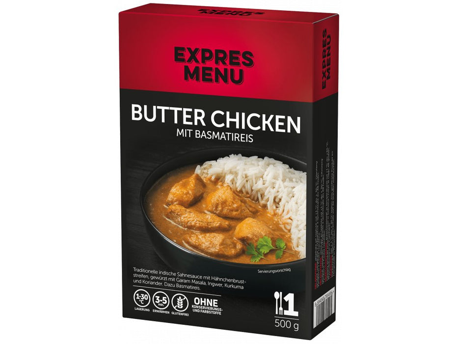 Butter Chicken mit Basmatireis 500g-Expressmenü