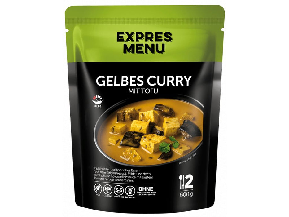 Gelbes Curry mit Tofu 600g-Expressmenü