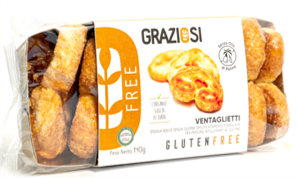 Ventaglietti (süßes Blätterteiggebäck) 140g - Graziosi