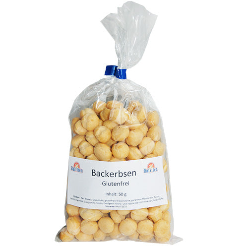 Backerbsen glutenfrei  50g - Balviten

Backerbsensuppen sind so einfach und schnell zubereitet: In die Suppe einstreuen und sofort servieren! Und beim kleinen Hunger zwischendurch, werden die glutenfreien Backerbsen auch gerne geknabbert. Eine Suppeneinlage die jedes Kinderherz schneller schlagen lässt!