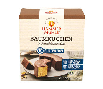 Baumkuchen in Vollmilchschokolade 100g  - Hammermühle bio