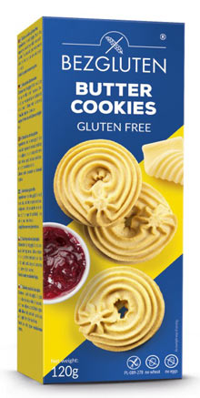 Butter Cookies 120 g - Bezgluten D121