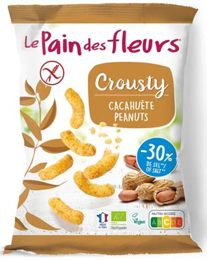 Crousty Erdnussflips 75g- Le Pain de Fleurs