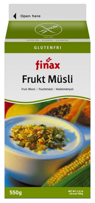 Fruchtmüsli ohne Rosinen 550g - Finax