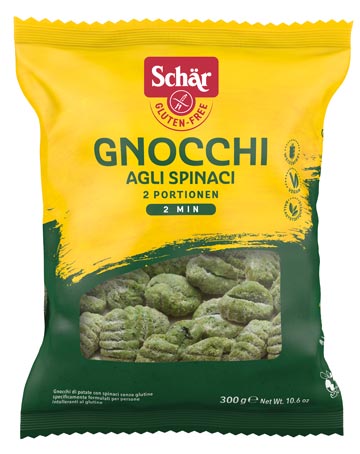 Gnocchi agli Spinaci (Spinat Gnocchi) 300g- Schär