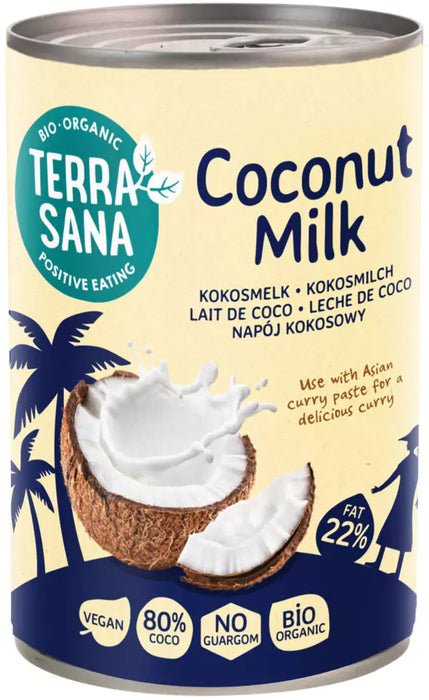 Kokosnuss Milch 400ml - Terrasana Bio