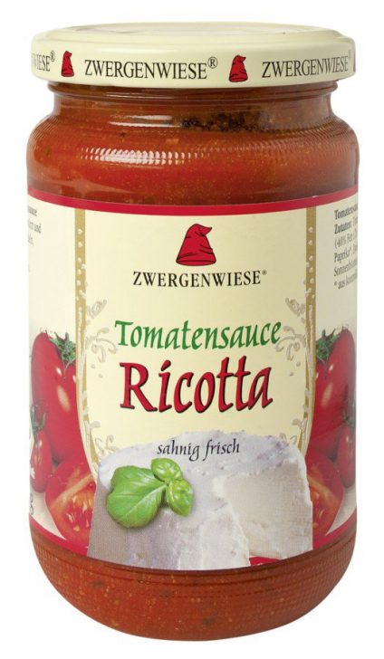 Tomatensauce Ricotta 340ml - Zwergenwiese bio
