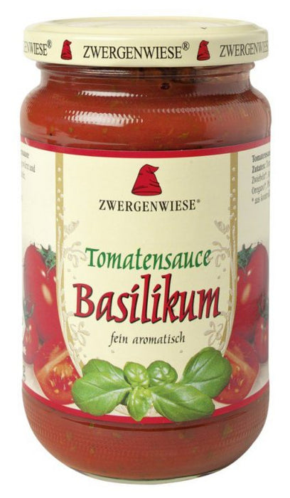 Tomatensauce Basilikum  340ml - Zwergenwiese bio

Köstlichen Tomatensaucen sorgen für Abwechslung, wenn es mal schnell gehen muss. Im Handumdrehen zaubern Sie mit unseren klassisch oder mediterran gewürzten Saucen leckere Gerichte.