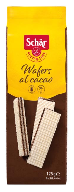 Wafers al cacao 125g - Schär