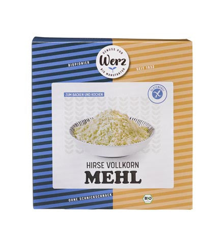 Hirse Vollkorn Mehl 1000g -Werz Bio